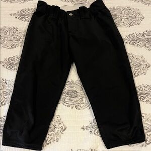 3n2 adult small black softball pants
